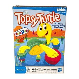 Topsy Turtle Game 2009 Hasbro Complete Works Rare Preschool Kids Vintage Toy